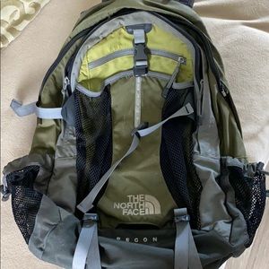 North Face Green Recon Backpack